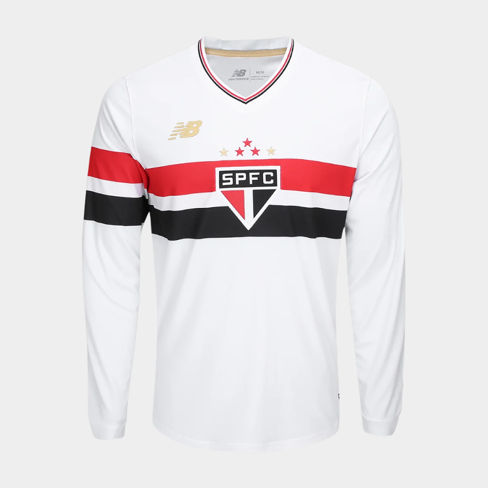 Camisa Sao Paulo Long Sleeve 2025/26 Home – Versão Torcedor <span class="lbx-verified" aria-label="Produto verificado">
<img src="https://cdn-icons-png.flaticon.com/512/1828/1828640.png" alt="Produto verificado">
</span>