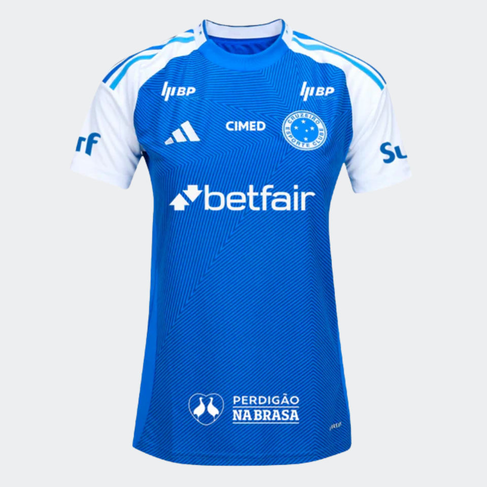 Camisa Feminina adidas Cruzeiro 2025/26 I Com Patrocínios <span class="lbx-verified" aria-label="Produto verificado">
<img src="https://cdn-icons-png.flaticon.com/512/1828/1828640.png" alt="Produto verificado">
</span>