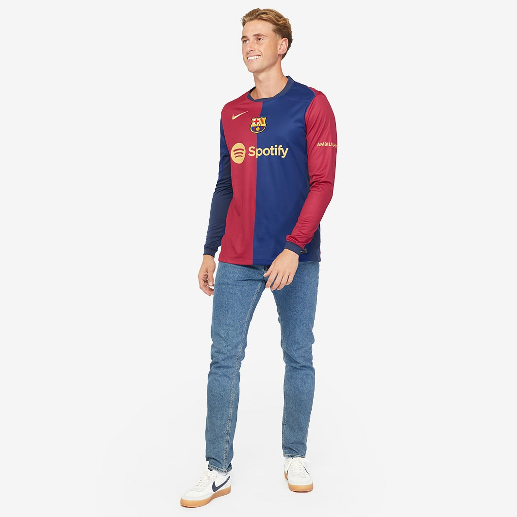 Camisa Manga Longa Nike FC Barcelona 2024/25 Torcedor <span class="lbx-verified" aria-label="Produto verificado">
<img src="https://cdn-icons-png.flaticon.com/512/1828/1828640.png" alt="Produto verificado">
</span>