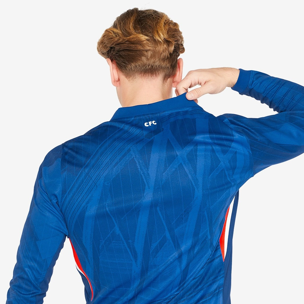 Camisa Nike Chelsea 2025/26 I Manga Longa Torcedor        <span class="lbx-verified" aria-label="Produto verificado">
            <img src="https://cdn-icons-png.flaticon.com/512/1828/1828640.png" alt="Produto verificado">
        </span>