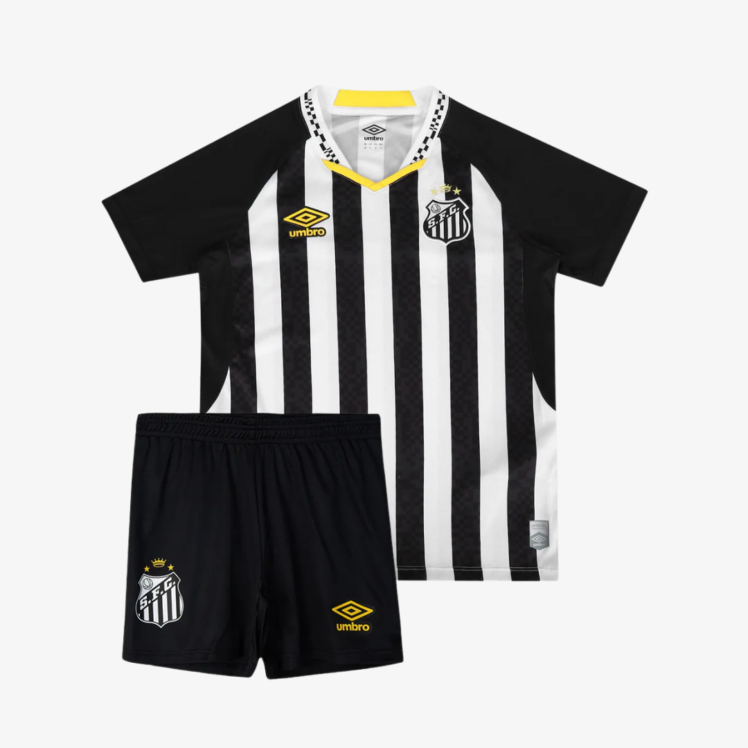 Conjunto Infantil Umbro Santos 2025/26 II        <span class="lbx-verified" aria-label="Produto verificado">
            <img src="https://cdn-icons-png.flaticon.com/512/1828/1828640.png" alt="Produto verificado">
        </span>