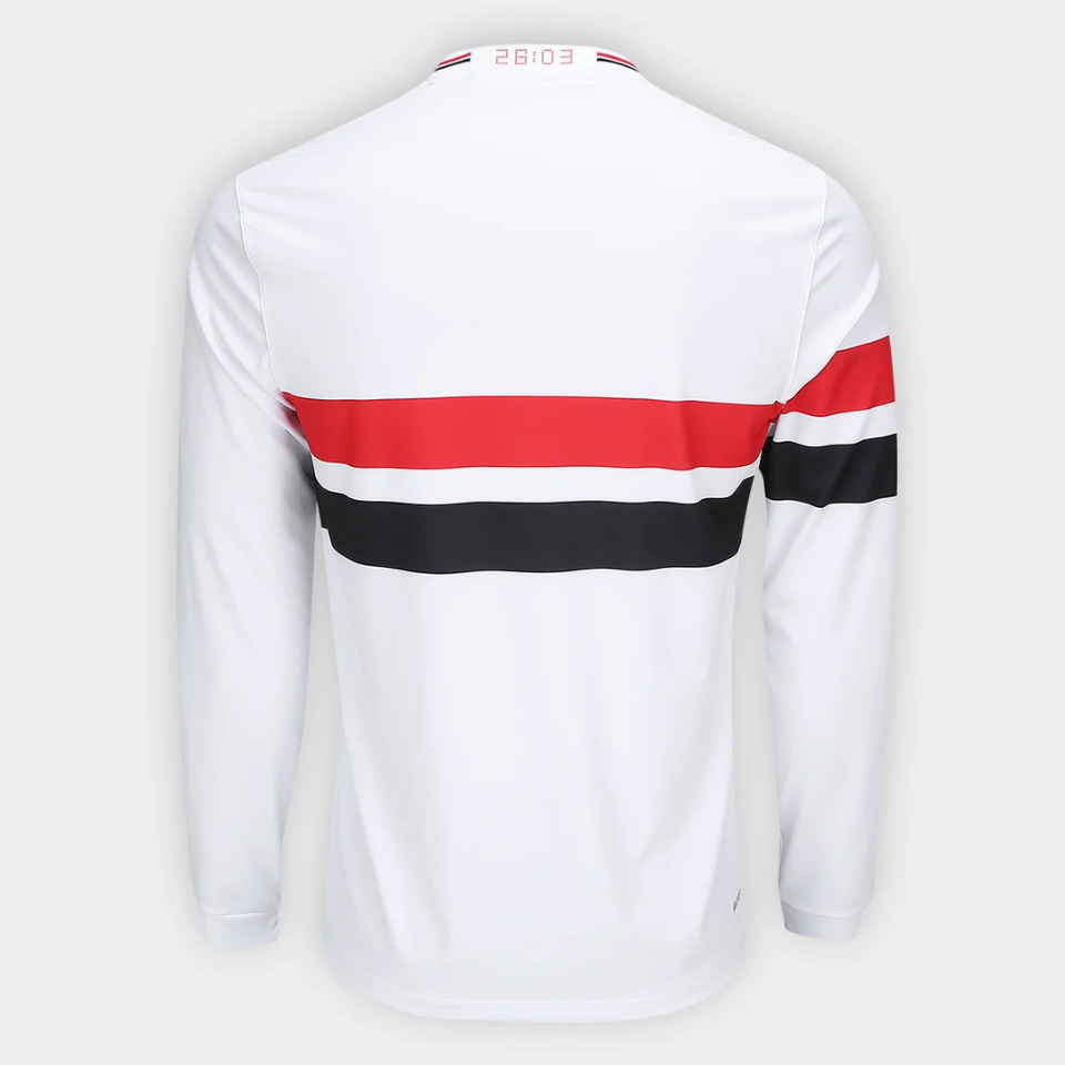 Camisa Sao Paulo Long Sleeve 2025/26 Home – Versão Torcedor        <span class="lbx-verified" aria-label="Produto verificado">
            <img src="https://cdn-icons-png.flaticon.com/512/1828/1828640.png" alt="Produto verificado">
        </span>