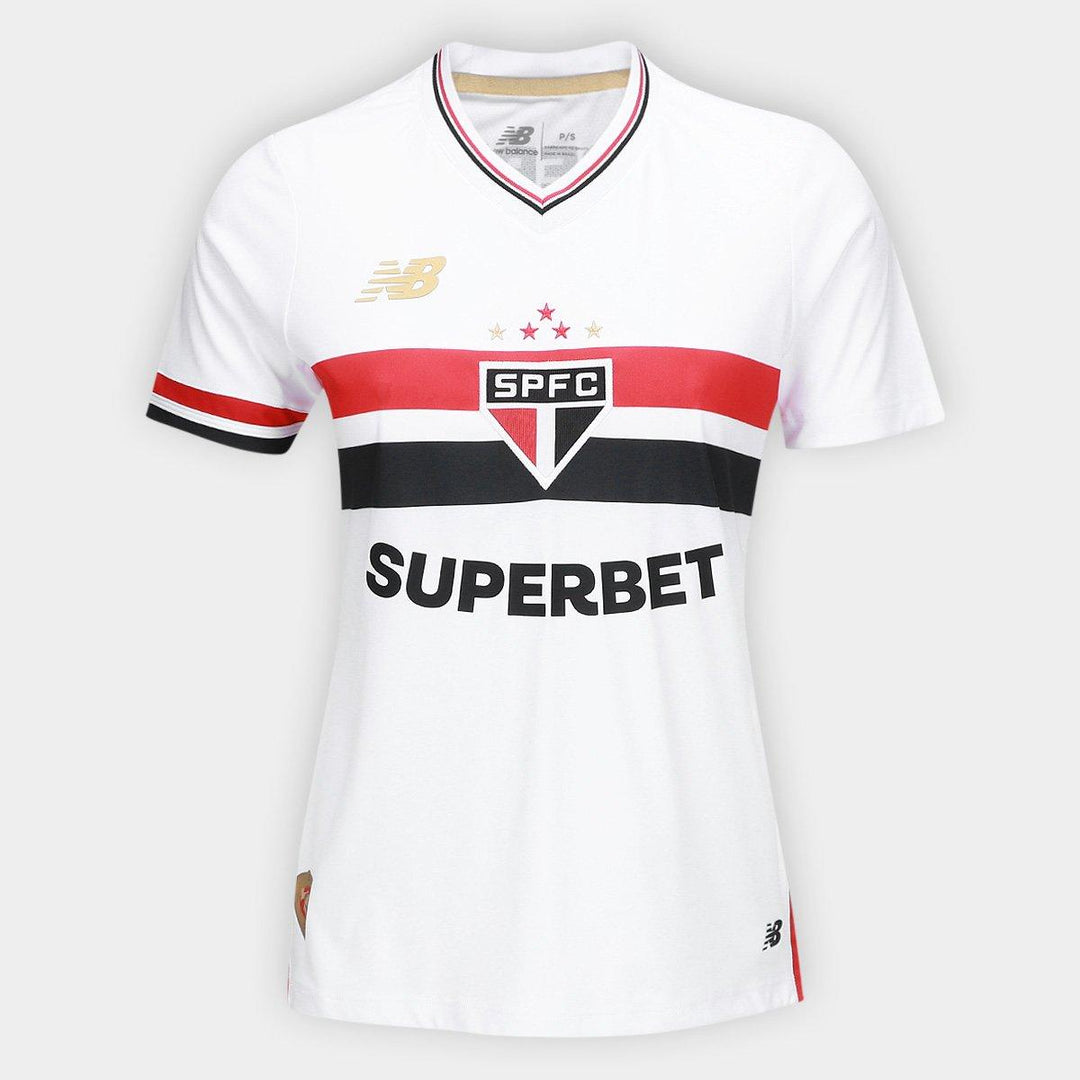 Camisa Sao Paulo Feminina’s 2025/26 Home        <span class="lbx-verified" aria-label="Produto verificado">
            <img src="https://cdn-icons-png.flaticon.com/512/1828/1828640.png" alt="Produto verificado">
        </span>